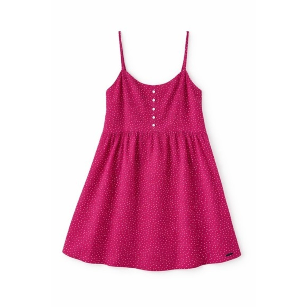 2/$30 Abercrombie & Fitch Babydoll Tank Top‎ Women Sz S Pink Polka Dots Cami Y2K